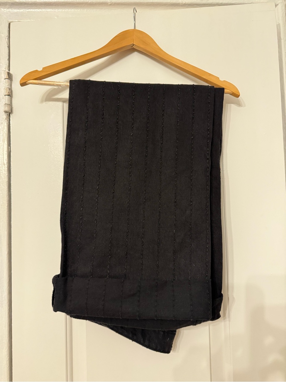 H&M Mama Before and After Wide Leg Jeans Black